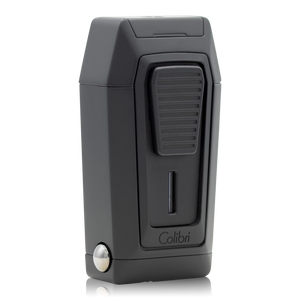 Quantum Lighter Black [Integrated V-Cut] | Colibri-Lighter-Cuban Ashes