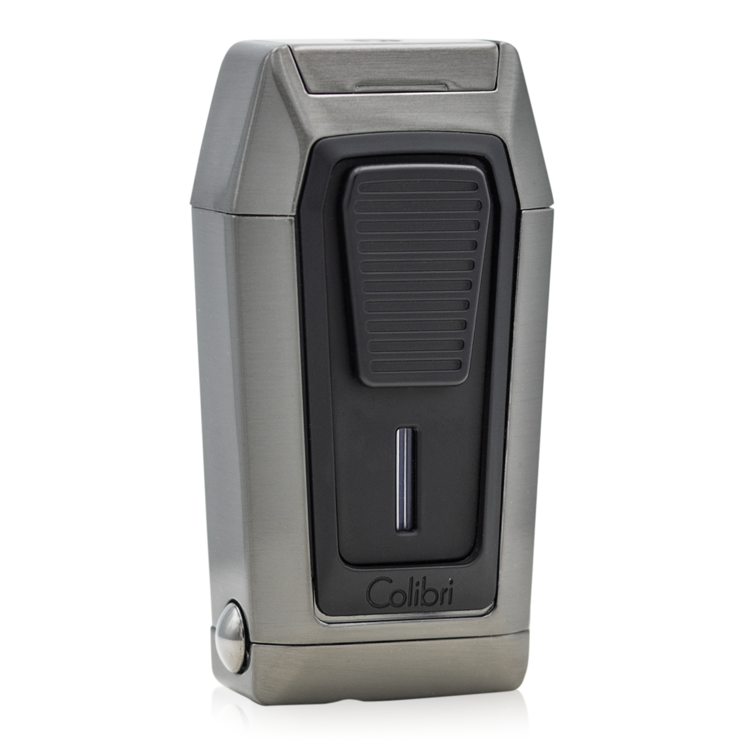 Quantum Lighter Gunmetal [Integrated V-Cut] | Colibri-Lighter-Cuban Ashes