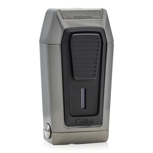 Quantum Lighter Gunmetal [Integrated V-Cut] | Colibri-Lighter-Cuban Ashes