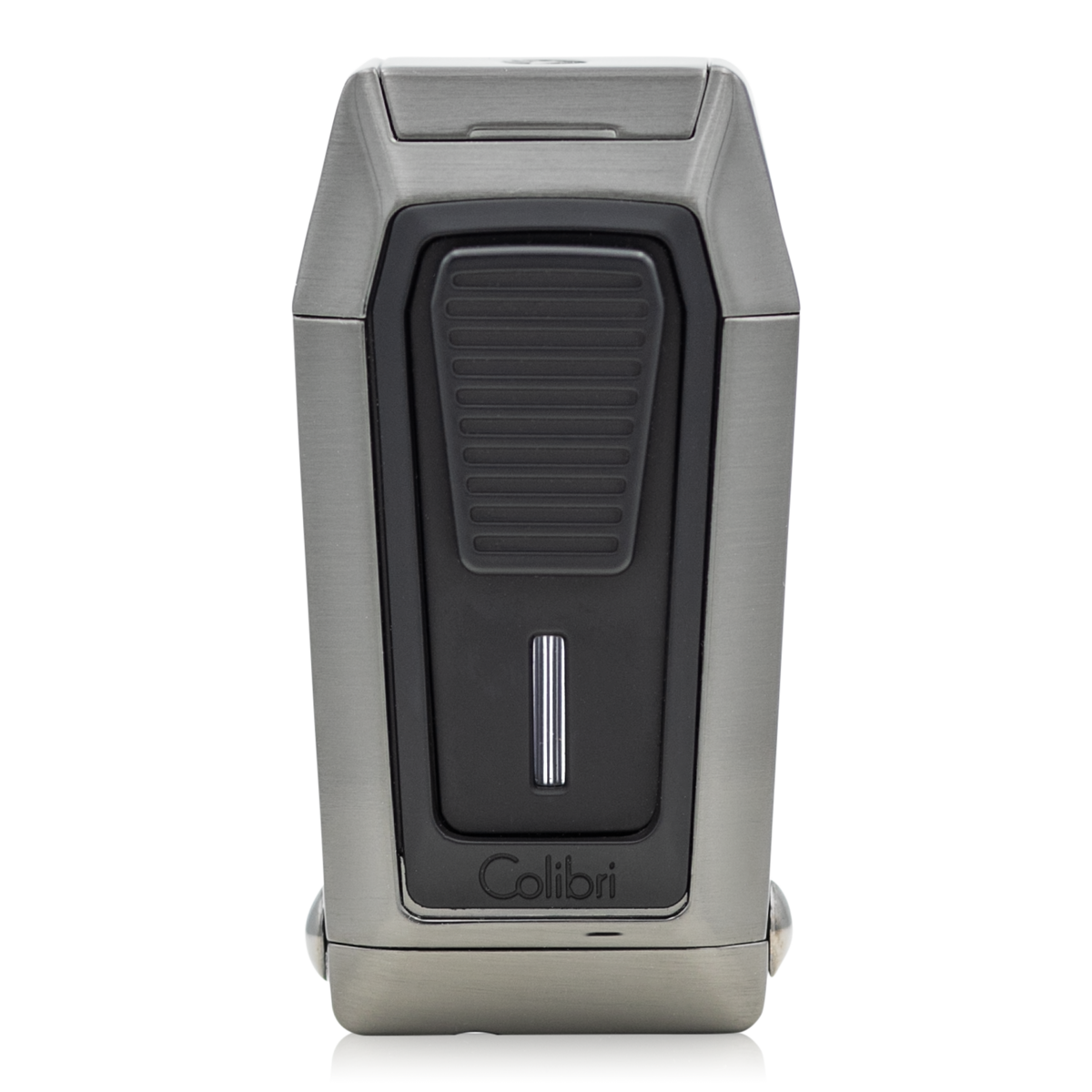 Quantum Lighter Gunmetal [Integrated V-Cut] | Colibri-Lighter-Cuban Ashes