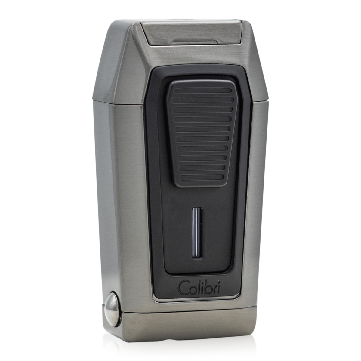 Quantum Lighter Gunmetal [Integrated V-Cut] | Colibri-Lighter-Cuban Ashes