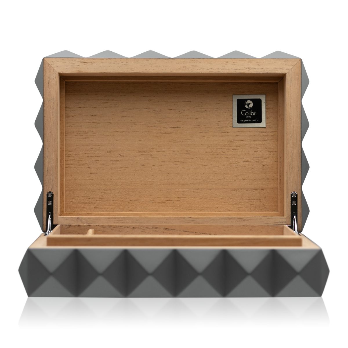 Quasar Humidor Grey | Colibri-Humidor-Cuban Ashes